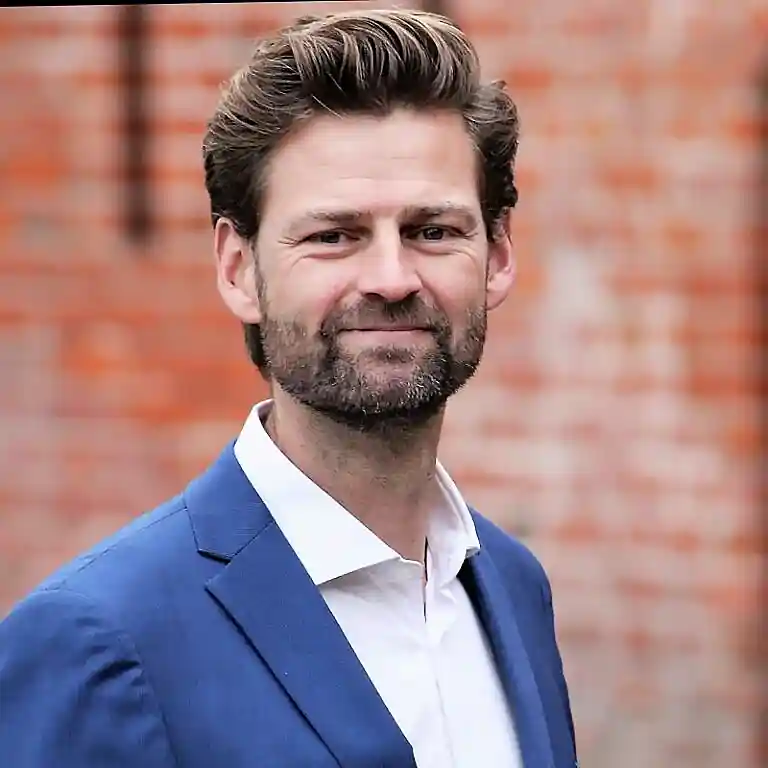 Rasmus Holst-Sørensen, direktør i Næstved Erhverv. Reference for Kainø & Co.